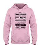 January Girl - Lucky Daughter Was Raised By Awesome Mom T-Shirt - Hoodie - Guys V-Neck