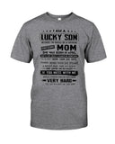 Lucky Son Of April Awesome Mom Limited Classic T-Shirt - Guys Tee - Unisex Long Sleeve