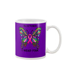 In October I Wear Pink Tote Bag - Mug