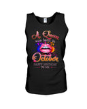 Happy Birthday To October Queen T-Shirt - Sweatshirt - Unisex Tank Top