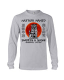 Hattori Hanzo Swords & Sushi T-Shirt - Guys Tee - Unisex Long Sleeve