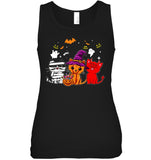 Halloween Cute Cats T-Shirt - Unisex Tank Top - Ladies Flowy Tank