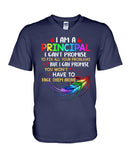 I Am A Principal Tote Bag - Hoodie - Guys V-Neck