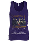 Evanescence 25Th Anniversary T-Shirt - Unisex Long Sleeve - Unisex Tank Top