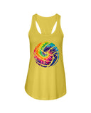 Tie Dye Volleyball T-Shirt - Ladies Flowy Tank - Youth Tee