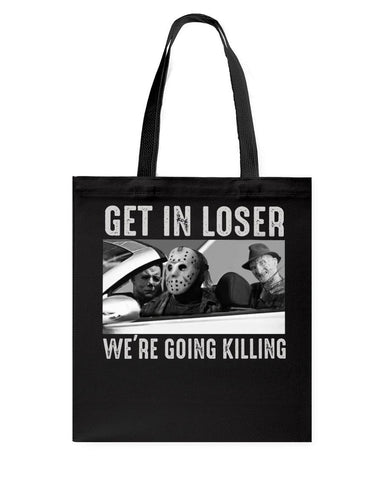 Get In Losers We're Going Killing Limited Classic T-Shirt - Basketweave Tote Bag