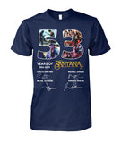 53 Years Of Santana Limited Classic T-Shirt - Guys Tee - Unisex Long Sleeve