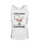 Horse Kisses Fix Everything - Unisex Tank Top - Ladies Flowy Tank