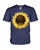 Scary Leopard Skull For Halloween T-Shirt - Ladies Tee - Guys V-Neck