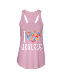 I Love Ukulele Limited Classic T-Shirt - Ladies Flowy Tank - Ladies Tee