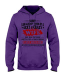 Sexy Crazy Wife Husband Couple Tee Hoodie