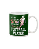 My Son Is Also My Favorite Football Player T-Shirt - Mug