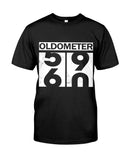 Oldometer 59 60 Tote Bag - Guys Tee - Basketweave Tote Bag