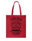 This Girl Was Born In October Limited Classic T-Shirt - Basketweave Tote Bag - Mug