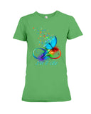 Let It Be Coloful Butterfly Limited Classic T-Shirt - Ladies Tee - Hoodie