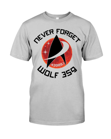 Never Forget Wolf 359 - Guys Tee - Basketweave Tote Bag