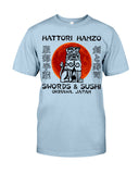 Hattori Hanzo Swords & Sushi T-Shirt - Guys Tee - Unisex Long Sleeve