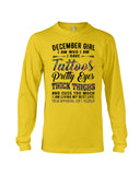 December Girl Have Tattos And Pretty Eyes Tote Bag - Unisex Long Sleeve - Mug