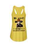 A Girl Who Really Loved Dogs And Games - Unisex Tank Top - Ladies Flowy Tank