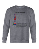 South Africa Ma I'm Going Out T-Shirt - Guys Tee - Sweatshirt