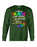 I Am A Nurse Tote Bag - Unisex Long Sleeve - Sweatshirt