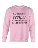 Lutefisk Recipe T-Shirt - Guys Tee - Sweatshirt