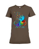 Let It Be Coloful Butterfly Limited Classic T-Shirt - Ladies Tee - Hoodie
