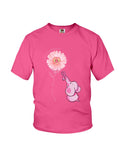 A Pink Elephant Beside Pink Flower  Limited Classic T-Shirt - Ladies Flowy Tank - Youth Tee