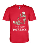 Skeleton- I've Got Your Back Limited Classic T- Shirt - Hoodie - Guys V-Neck