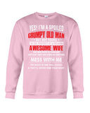 Boom - Grumpy Old Man Awesome Wife T-Shirt - Guys Tee - Sweatshirt