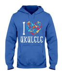 I Love Ukulele Limited Classic T-Shirt - Hoodie - Basketweave Tote Bag