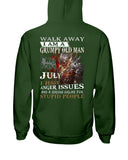 July Man Has Anger Issues And Serious Dislike For Stupid People - Hoodie - Guys V-Neck