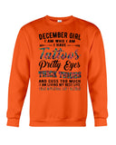 December Girl Have Tattos And Pretty Eyes Tote Bag - Sweatshirt - Ladies Flowy Tank