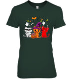 Halloween Cute Cats T-Shirt - Guys Tee - Ladies Tee