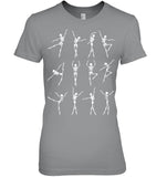 Ballet Skeleton Limited Classic T- Shirt - Ladies V-Neck - Ladies Tee