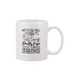 October Girl Have Tatoos Pretty Eyes Limited Classic T-Shirt - Basketweave Tote Bag - Mug