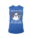 Librarian Llama Ain't Got Time For Your Grandma Tote Bag - Unisex Long Sleeve - Sweatshirt