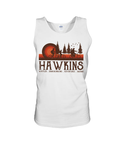 Hawkins Riders Limited Classic T-Shirt - Unisex Tank Top - Ladies Flowy Tank