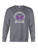 Domestic Violence Warrior Butterfly Tote Bag - Sweatshirt - Ladies Flowy Tank