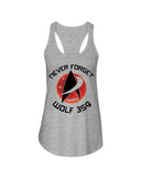 Never Forget Wolf 359 - Unisex Tank Top - Ladies Flowy Tank