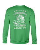 Never Understimate An August Old Man Limited Classic T-Shirt - Sweatshirt - Unisex Tank Top
