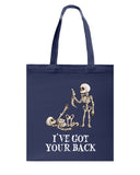 Skeleton- I've Got Your Back Limited Classic T- Shirt - Basketweave Tote Bag - Mug