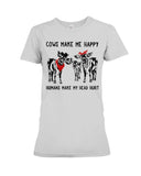 Cows Make Me Happy Tote Bag - Youth Tee - Ladies Tee