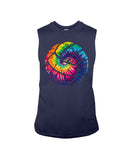 Tie Dye Volleyball T-Shirt - Guys Tee - Unisex Long Sleeve