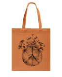 Hippie Peace Sign And Mushroom  Limited Classic T-Shirt - Guys V-Neck - Basketweave Tote Bag