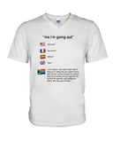 South Africa Ma I'm Going Out T-Shirt - Guys V-Neck - Unisex Long Sleeve