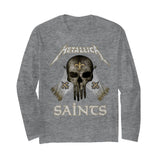 New Orleans Saints - Metallica T-Shirt - Hoodie - Unisex Long Sleeve
