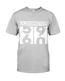Oldometer 59 60 Tote Bag - Guys Tee - Basketweave Tote Bag