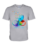 Let It Be Coloful Butterfly Limited Classic T-Shirt - Guys V-Neck - Mug