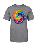 Tie Dye Volleyball T-Shirt - Guys Tee - Unisex Long Sleeve